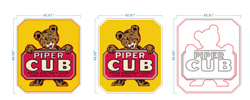 Piper Cub "Bear" Neon Sign