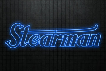 48"x20" Stearman Logo Neon Sign